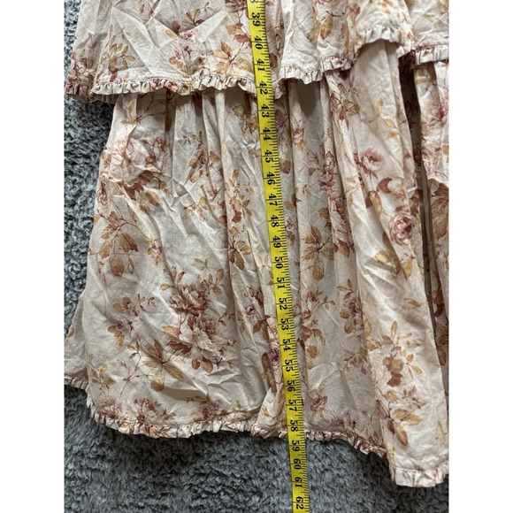V. Chapman Caterina Corset Ruffle Dress Size 4 Cedar‎ Rose Print NWT - Picture 10 of 11